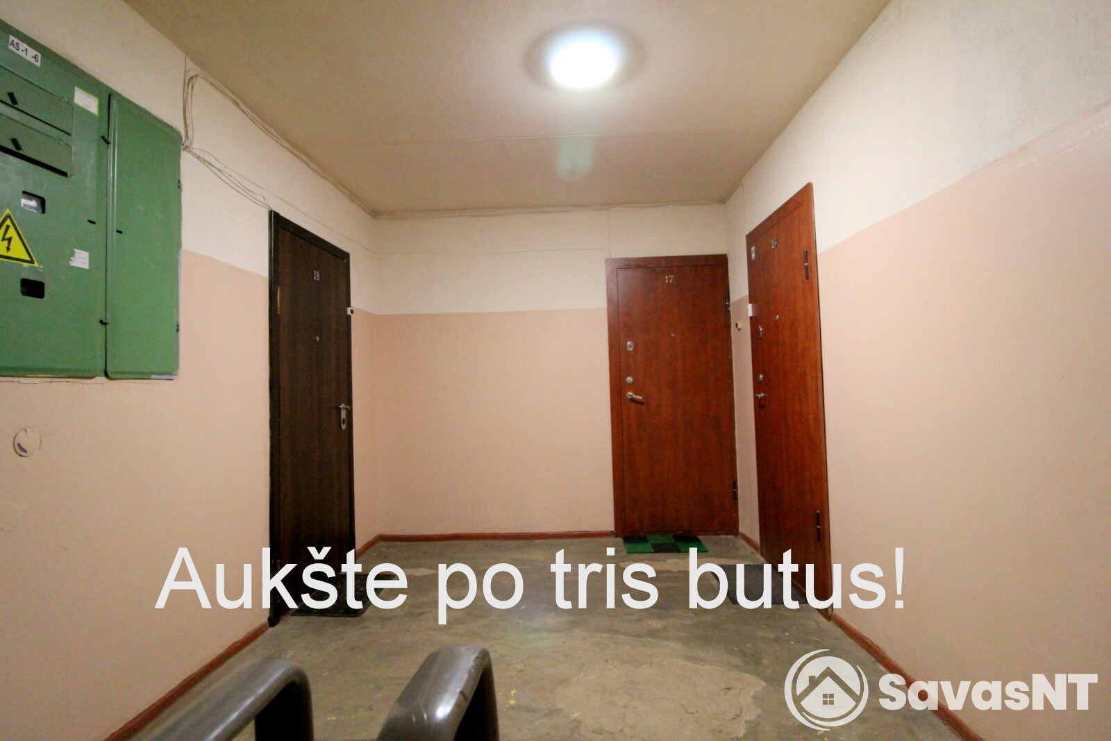Naujai suremontuotas vieno kanbario butas Pupinės gatvėje.