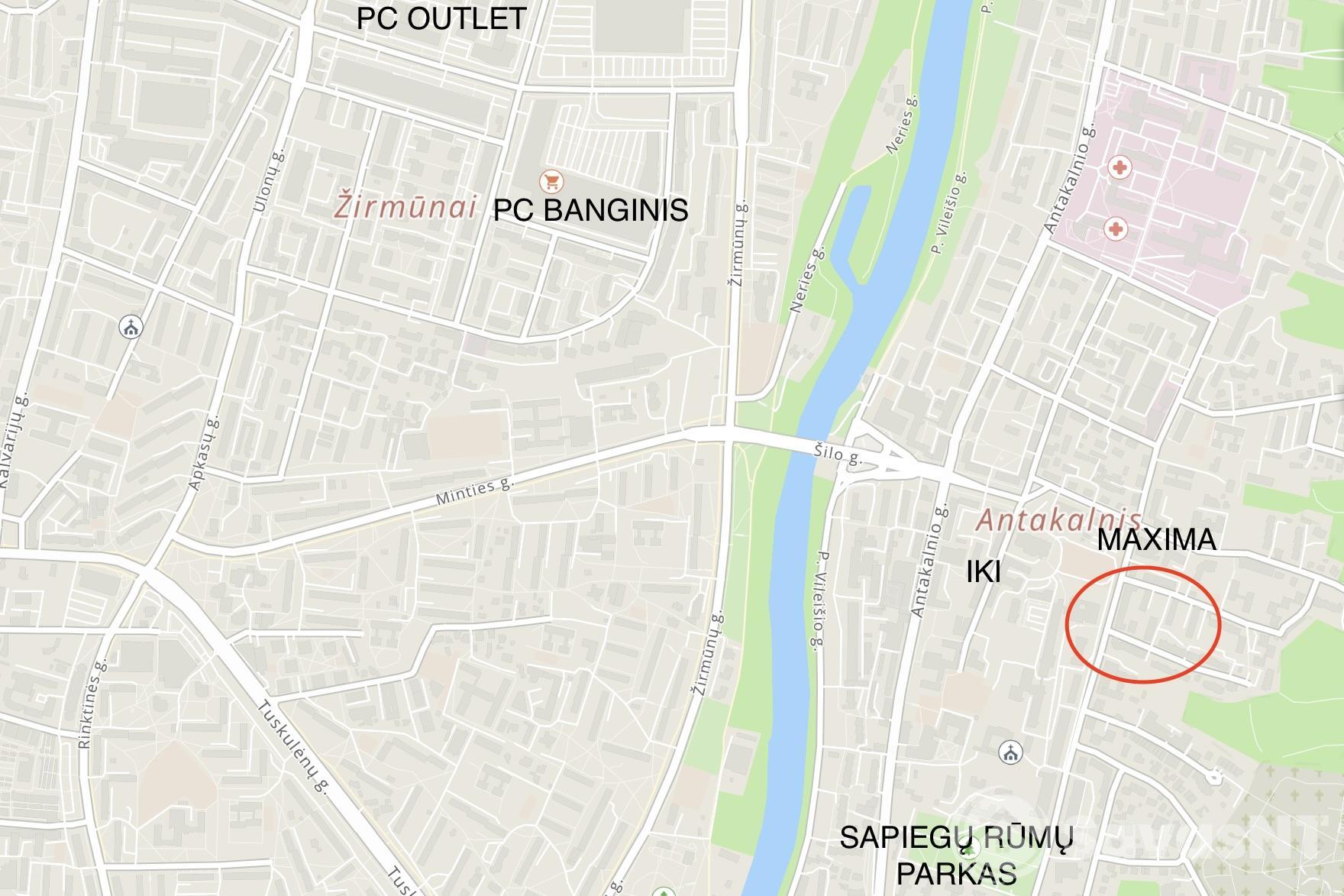 Nuomojamas 2 kambarių butas Debesijos gatvėje