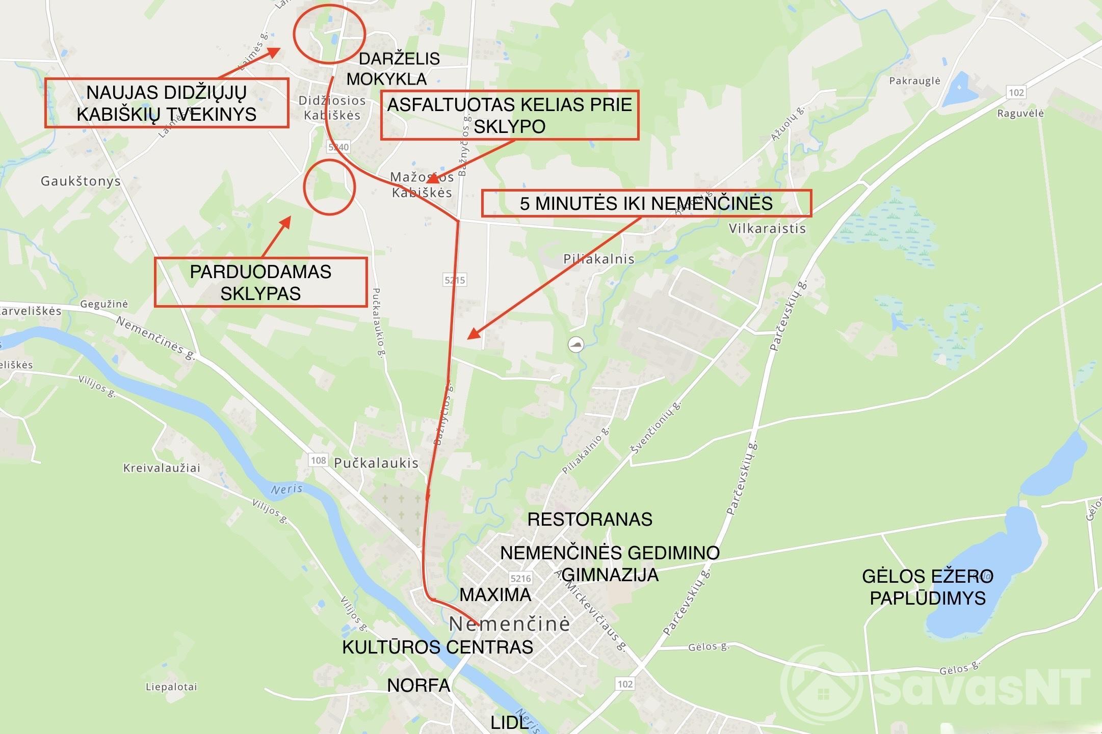 Parduodamas 78,57 arų sklypas  Pučkalaukio gatvėje, Didžiųjų Kabiškių km., Vilniaus rajone