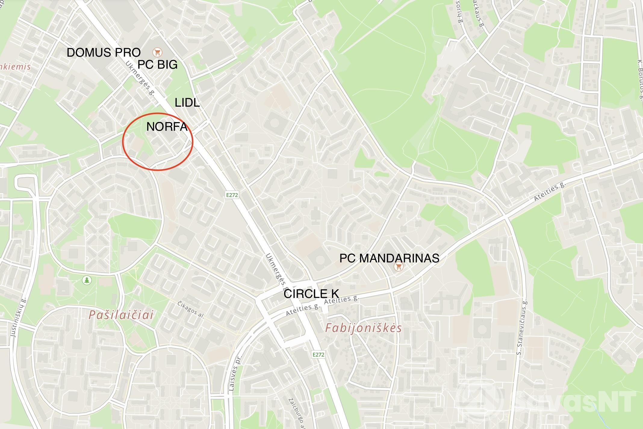 Nuomojamas 3 kambarių butas Ukmergės gatvėje