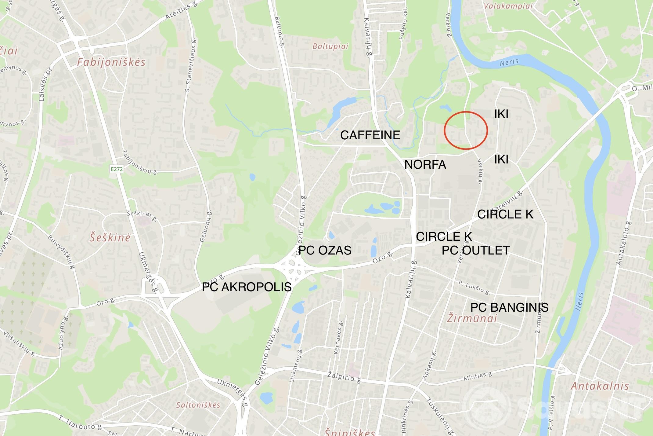 Nuomojamos Patalpos Verkių gatvėje