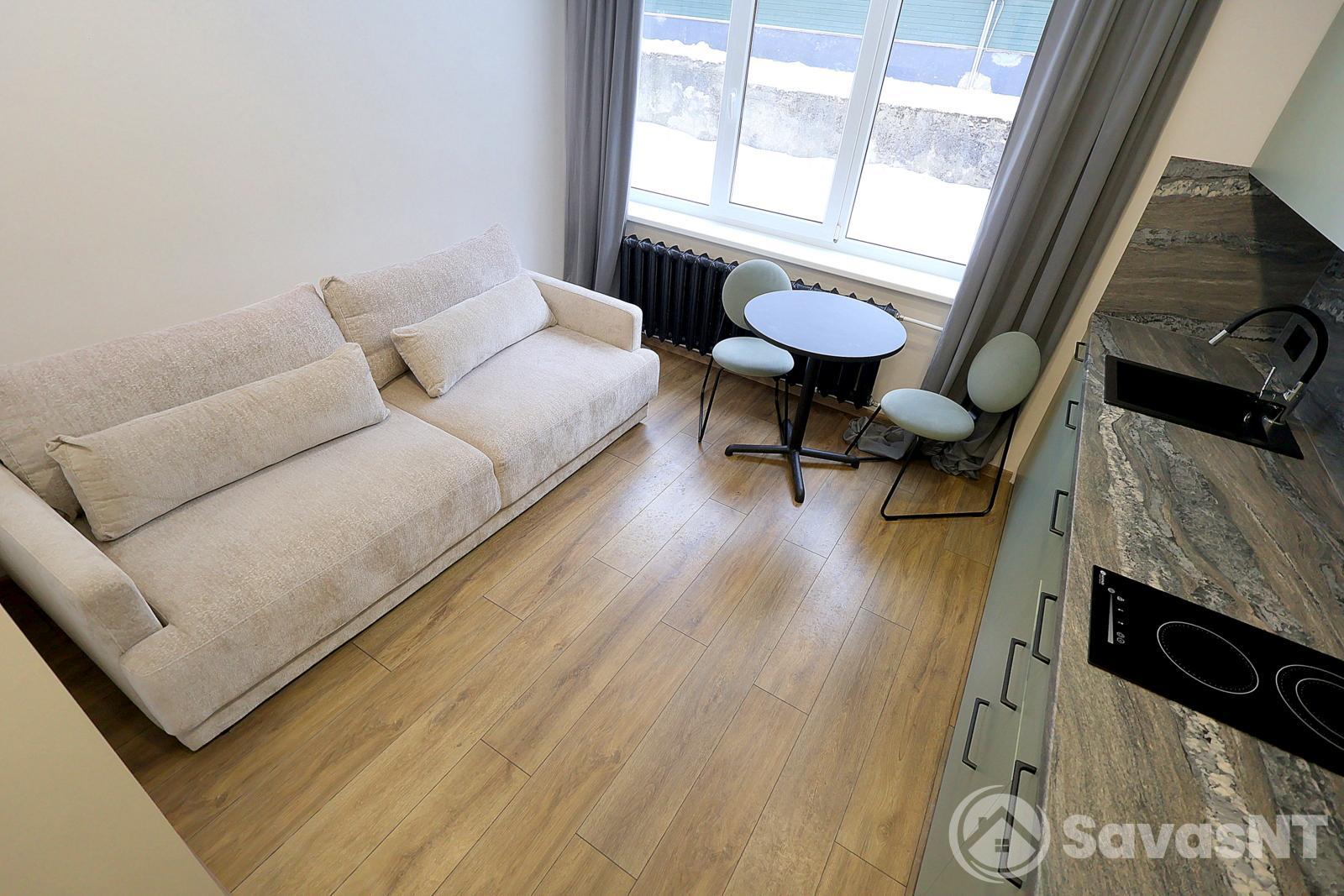 Antakalnio gatvėje, Antakalnyje, nuomojamas KĄ TIK PO REMONTO studio tipo butas