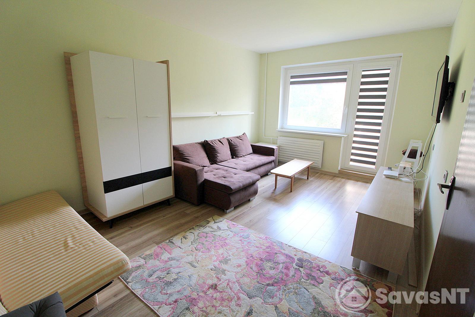 Fabijoniškėse Liongino Baliukevičiaus - Dzūko g. nuomojamas vieno kambario butas su atskira virtuve