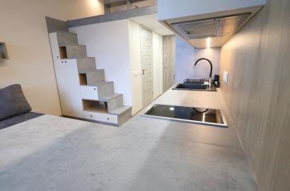 Naujamiestyje, Muitinės g. nuomojamas naujai įrengtas vieno kambario butas - LOFTAS