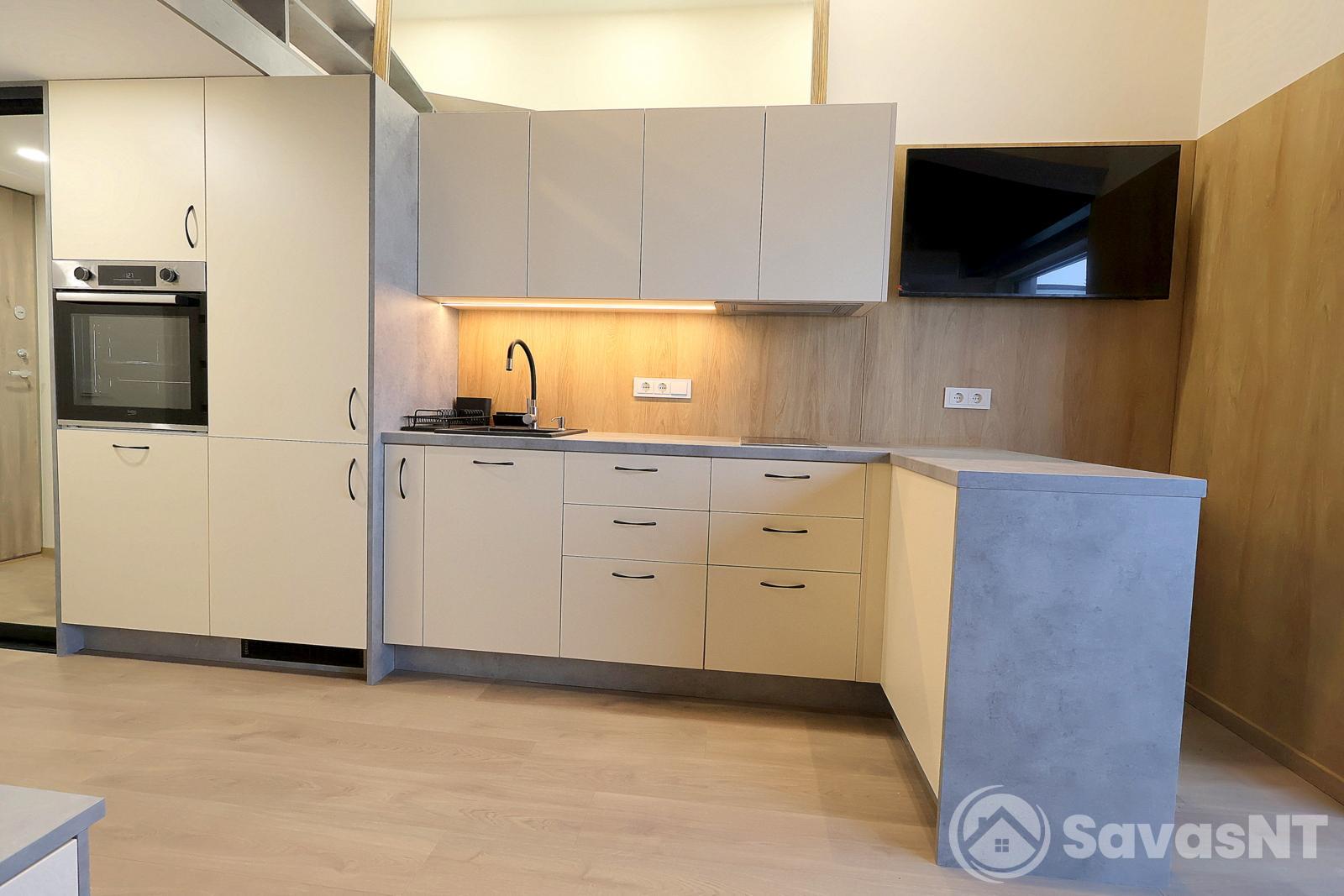 Naujamiestyje, Muitinės g. nuomojamas naujai įrengtas vieno kambario butas - LOFTAS