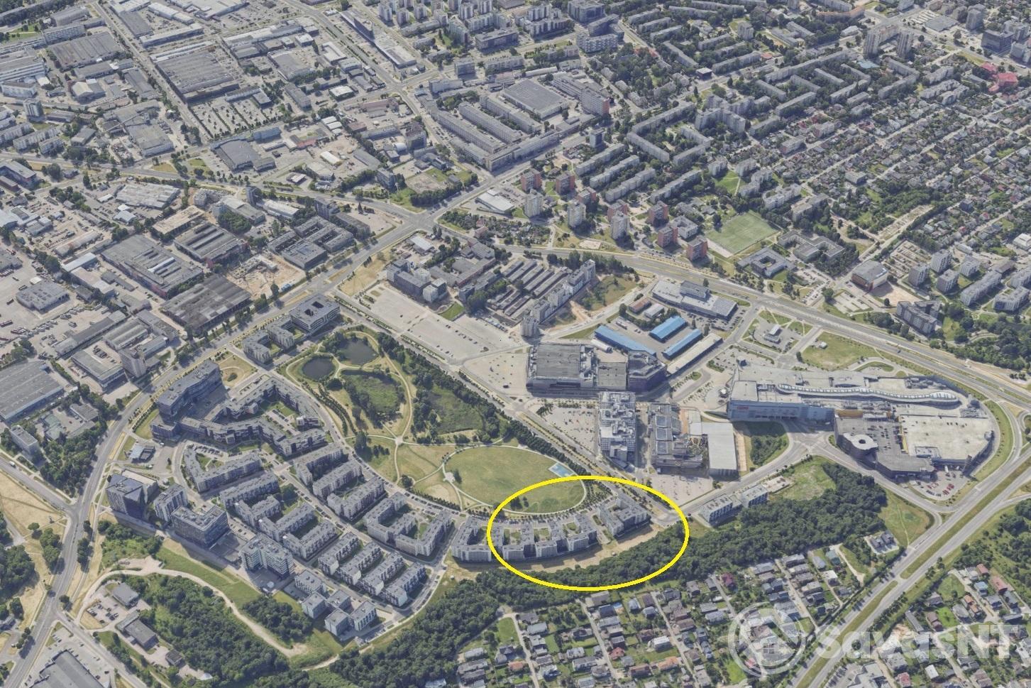 Ozo parke, K. Ulvydo g. nuomojamas dviejų kambarių butas