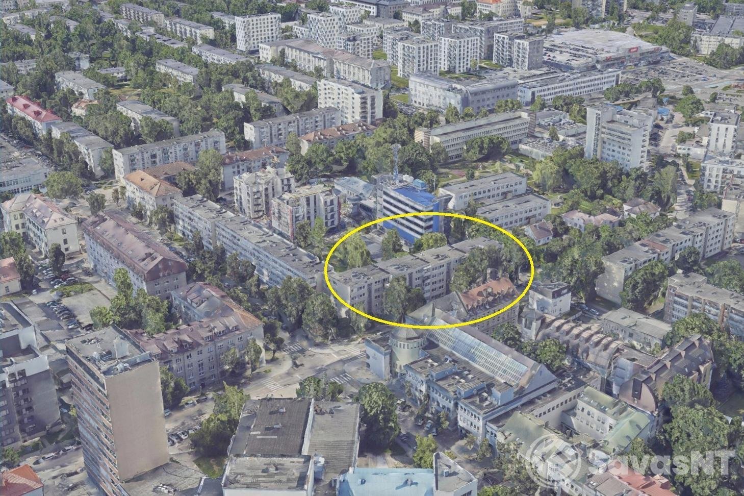 Nuomojamas TRIJŲ ATSKIRŲ kambarių butas A. Vivulskio g.