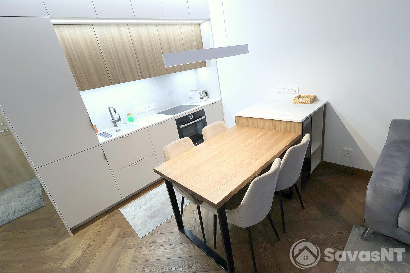 2023 m. statybos "Skvero namų" projekte nuomojamas dviejų kambarių butas Vytenio g.