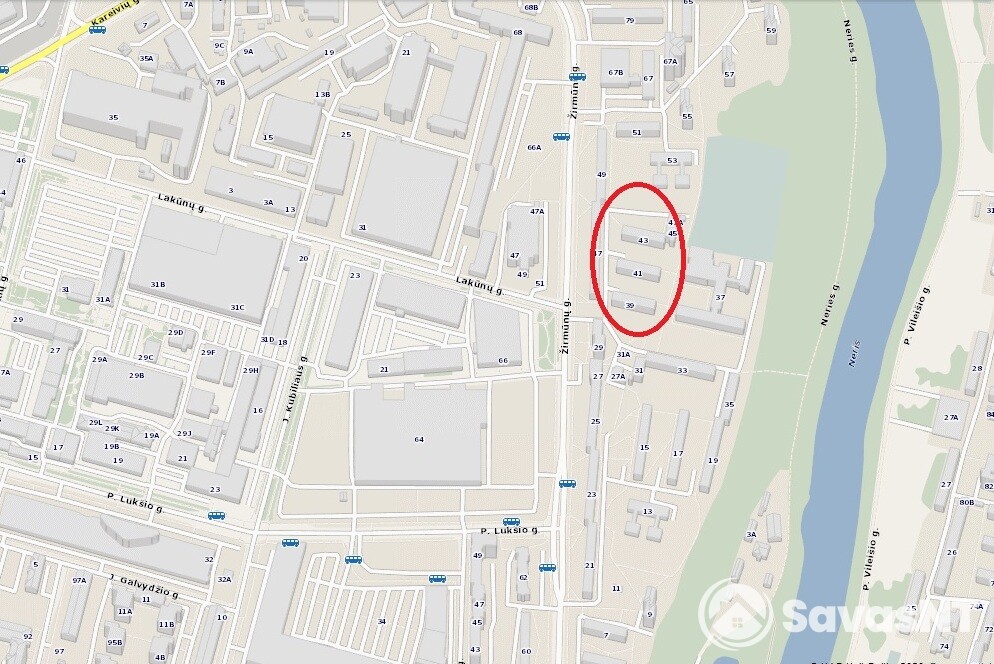 2 ATSKIRŲ kambarių butas RENOVUOTAME NAME Žirmūnuose