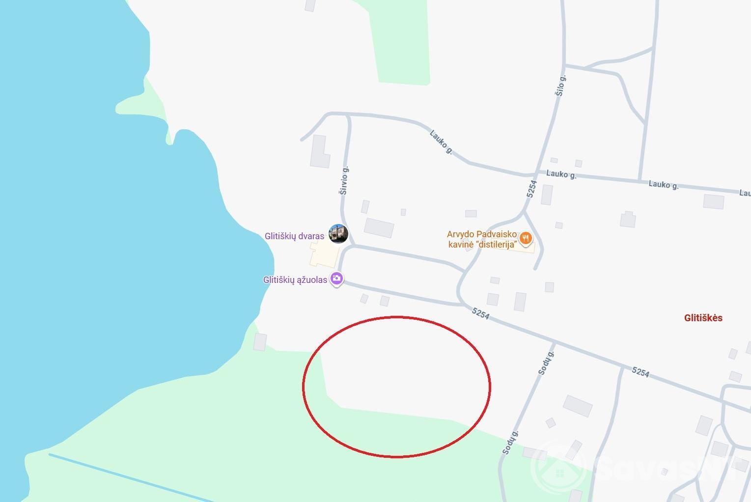 Vilniaus rajone, Glitiškių k., parduodamas 59 arų žemės ūkio paskirties sklypas