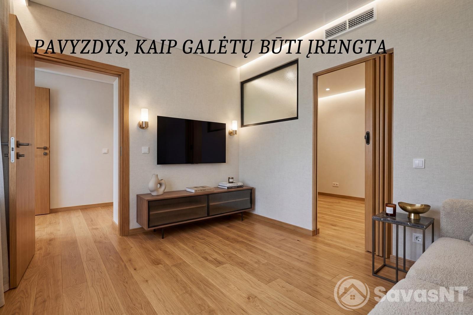 Pačiame Vilniaus miesto senamiestyje, Literatų gatvėje, parduodamas dviejų kambarių butas
