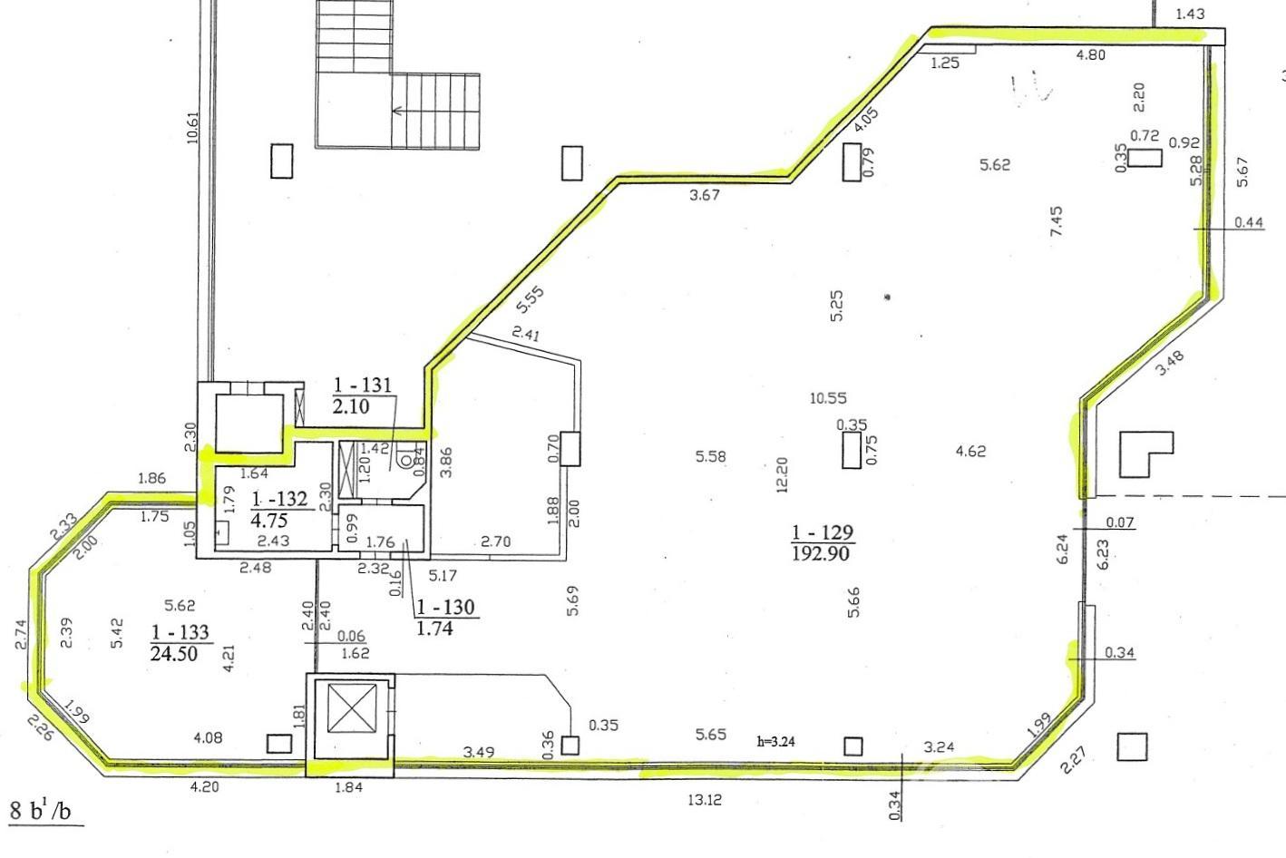 Konstitucijos prospekte, Šnipiškėse, nuomojama 302,10 kv.m. PARDUOTUVĖ  225,99 kv.m. SU PRIKLAUSANČIU SAUSU RŪSIU 76,11 kv.m.