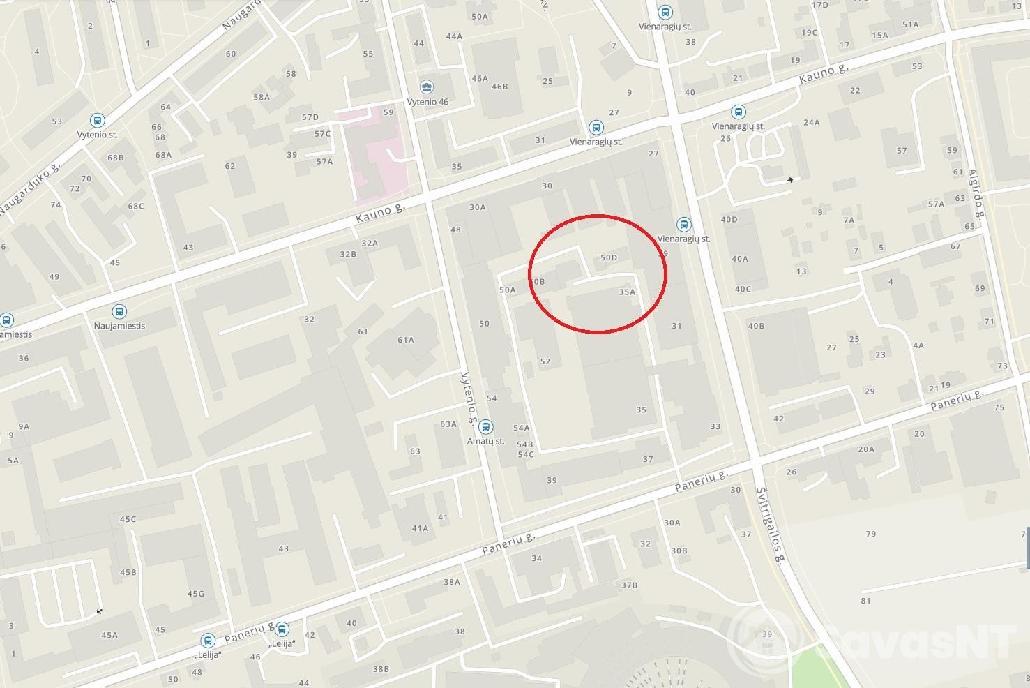 Nuomojamos patalpos Panerių g.