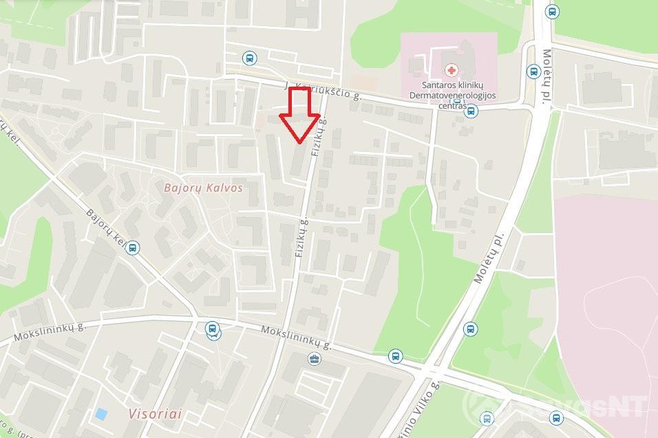 Nuomojamas trijų kambarių butas Visoriuose, Fizikų g.