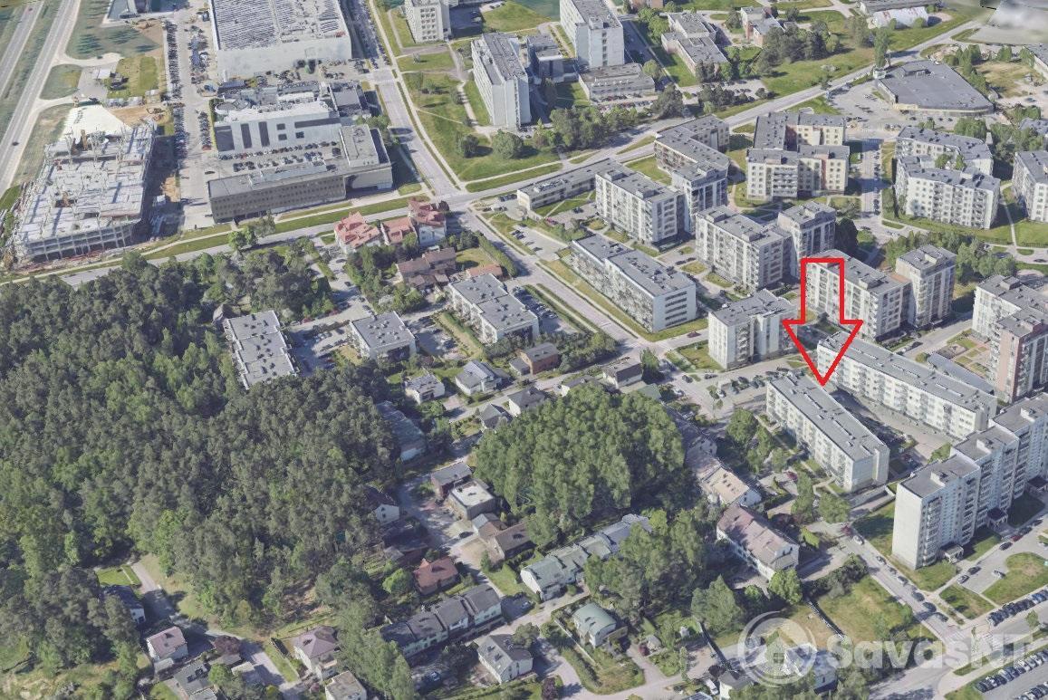 Nuomojamas trijų kambarių butas Visoriuose, Fizikų g.