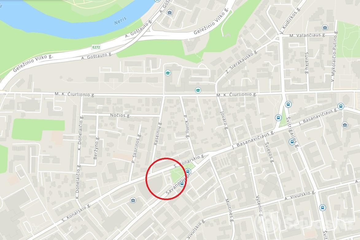 Nuomojamas dviejų kambarių butas Savanorių g.