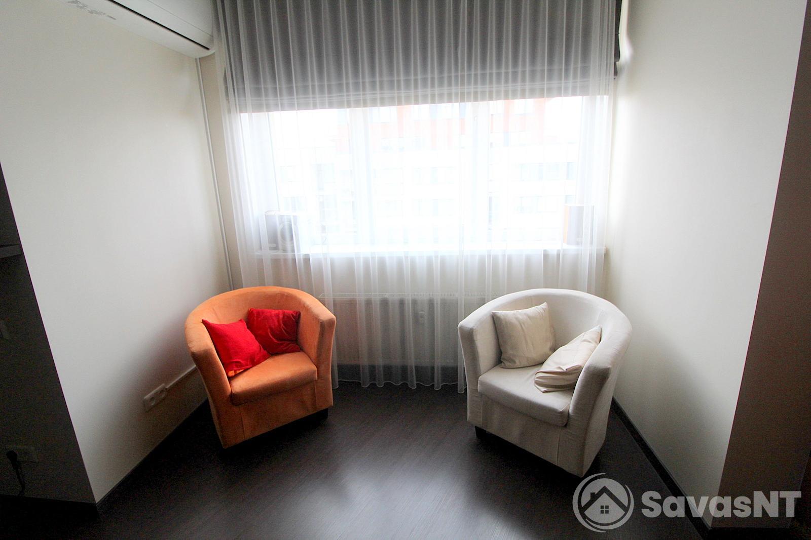 Nuomojamas išskirtinio dizaino 2k. butas, Jonažolių g. 15