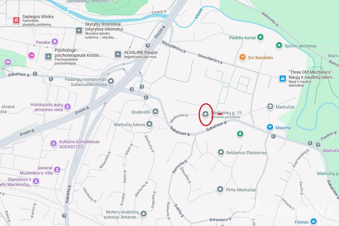 Medininkų gatvėje, Markučiuose  parduodama 40,00 kv.m. ploto SUREMONTUOTA namo dalis.