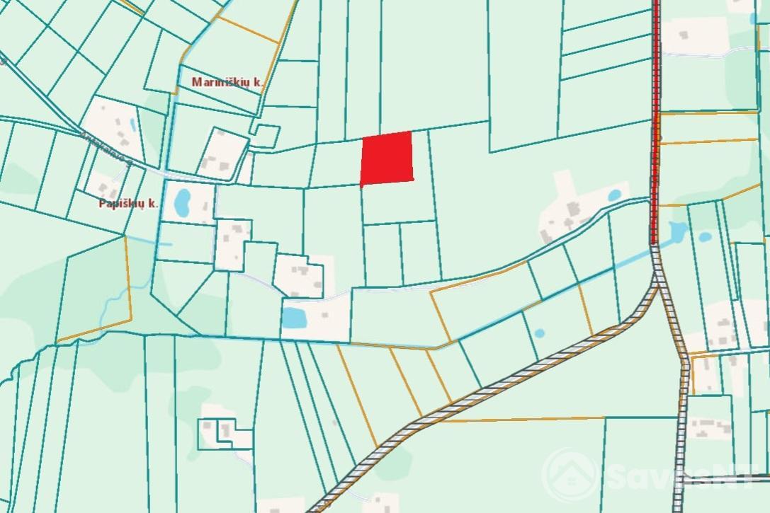 Papiškių kaime parduodamas 0,5  ha Žemės ūkio sklypas  sklypas.