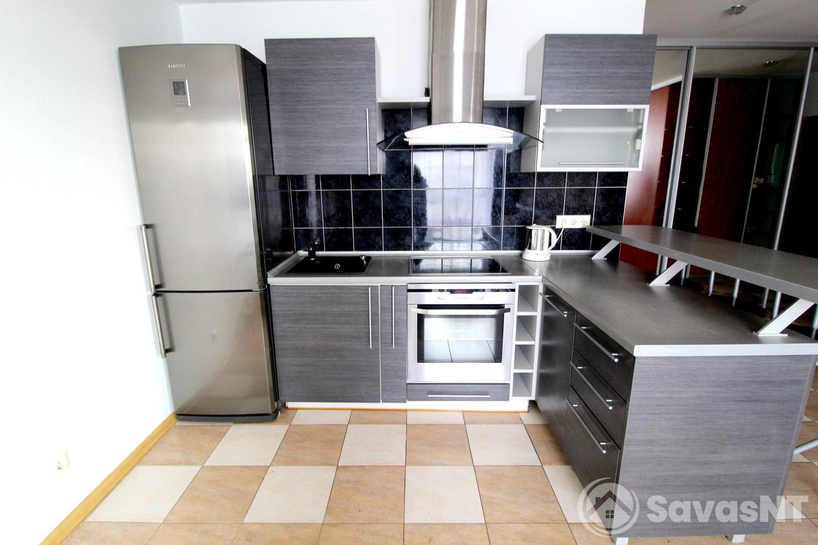 Nuomojamas 1.5 kambario butas Pašilaičiuose Perkūnkiemio g su parkingu.