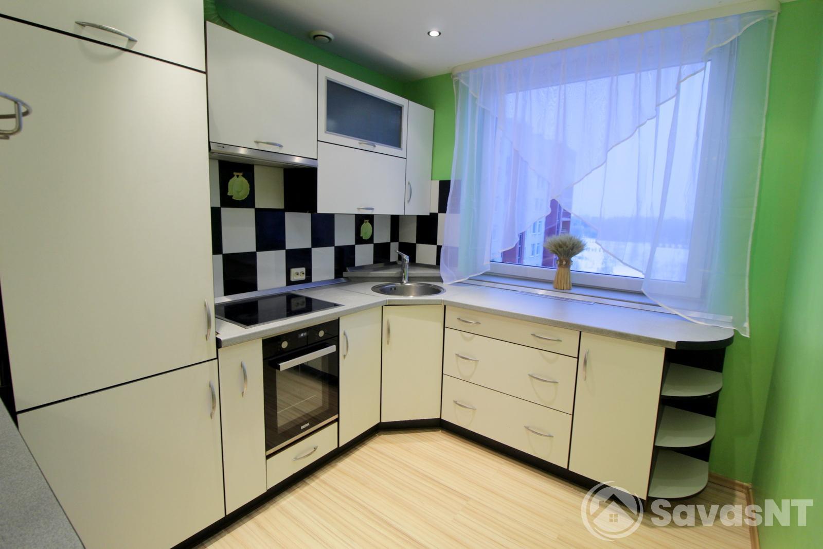 Nuomojamas 1 kambario 35,91 kv.m. butas Pašilaičiuose Perkūnkiemio g su SANDĖLIUKU