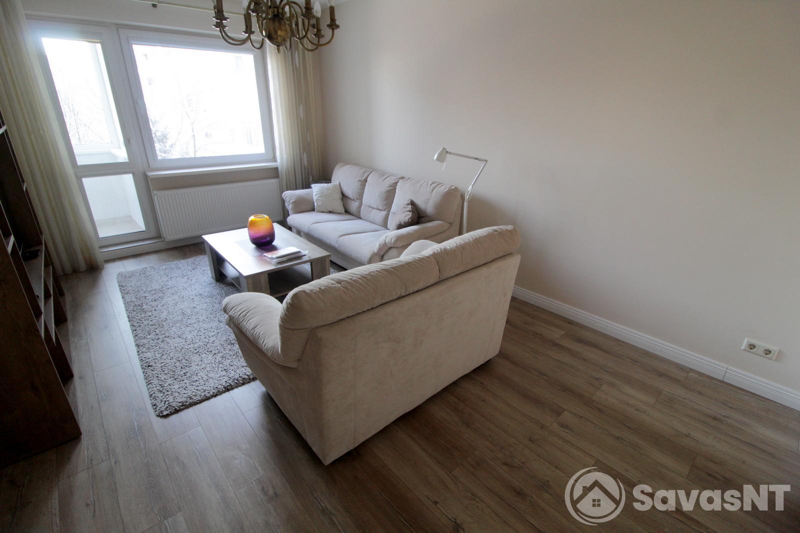 Nuomojamas JAUKUS ir ERDVUS 2 kambarių butas 49 kv.m Stanevičiaus g., Fabijoniškėse.