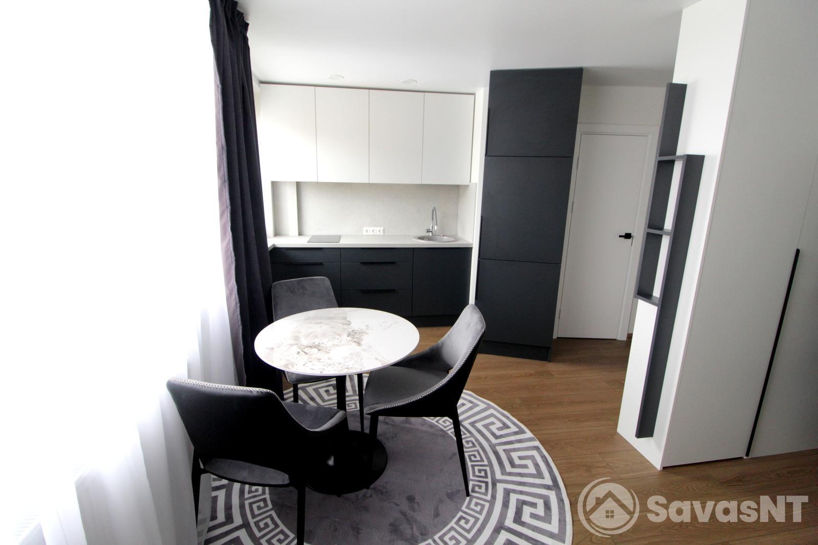Nuomojamas jaukus SUREMONTUOTAS 1 kambario 25 kv.m butas Statybininkų g. Naujamiestyje.