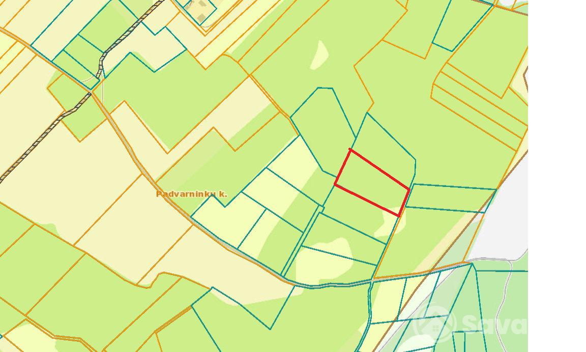 Vilniaus r.savivaldybėje.,Rukainių sen., Padvarininkų kaime parduodamas 1 ha Žemės ūkio sklypas  sklypas.